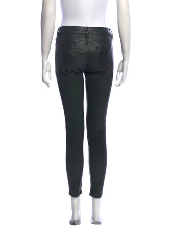 FRAME Lamb Leather Skinny Leg Pants