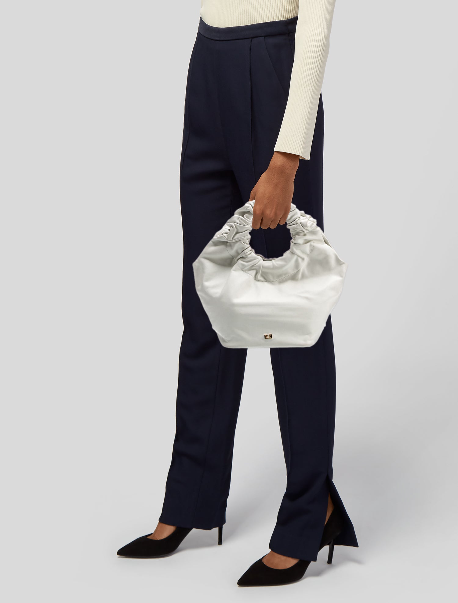 FRAME Leather Top Handle Bag