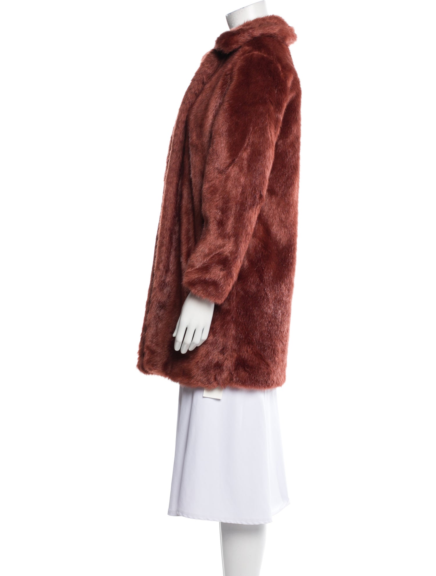 FRAME Faux Fur Coat