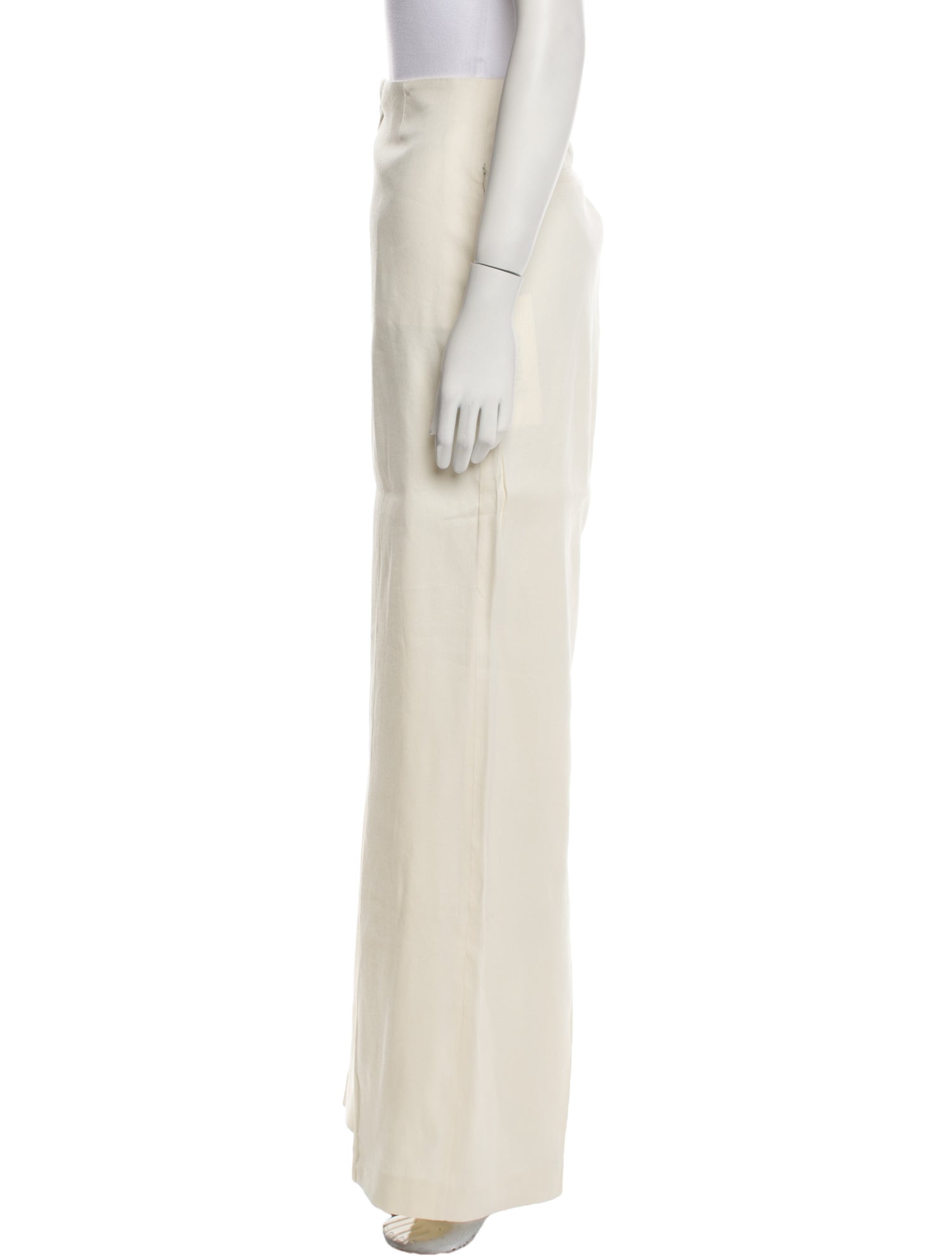 FRAME Linen Wide Leg Pants