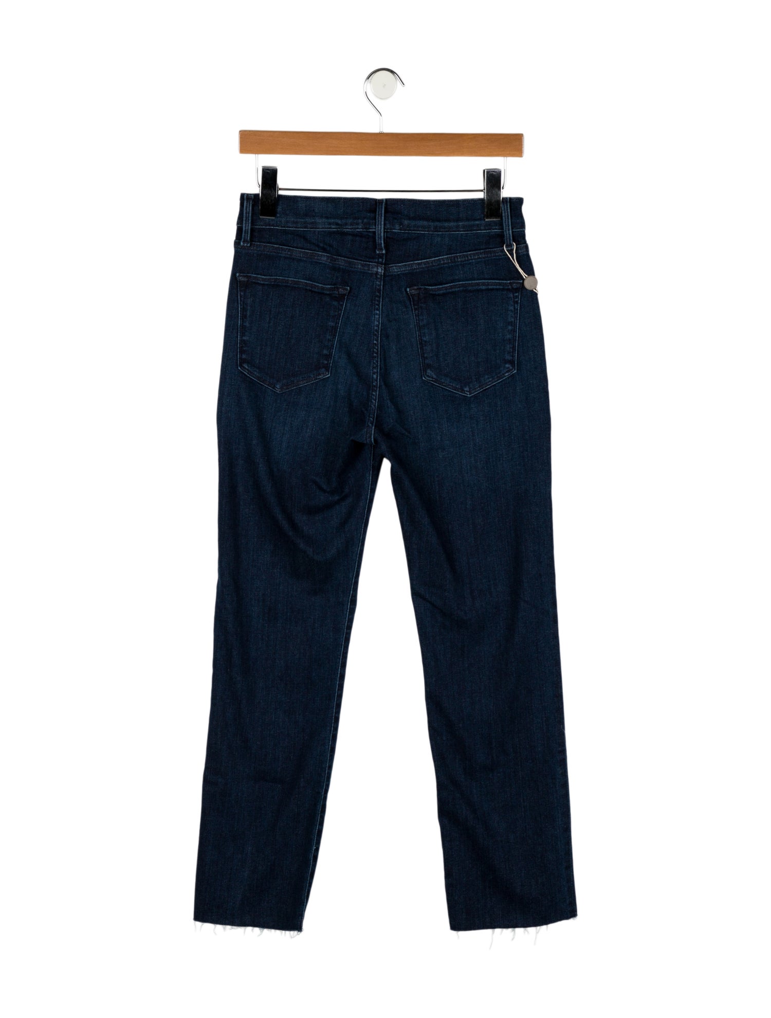 FRAME Mid-Rise Straight Leg Jeans