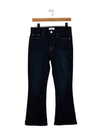 FRAME Mid-Rise Straight Leg Jeans