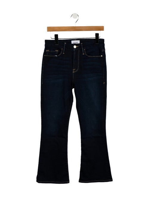 FRAME Mid-Rise Straight Leg Jeans