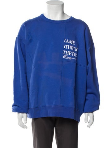 Frame Sweatshirts & Hoodies Graphic Print Crew Neck Sweatshirt XXL