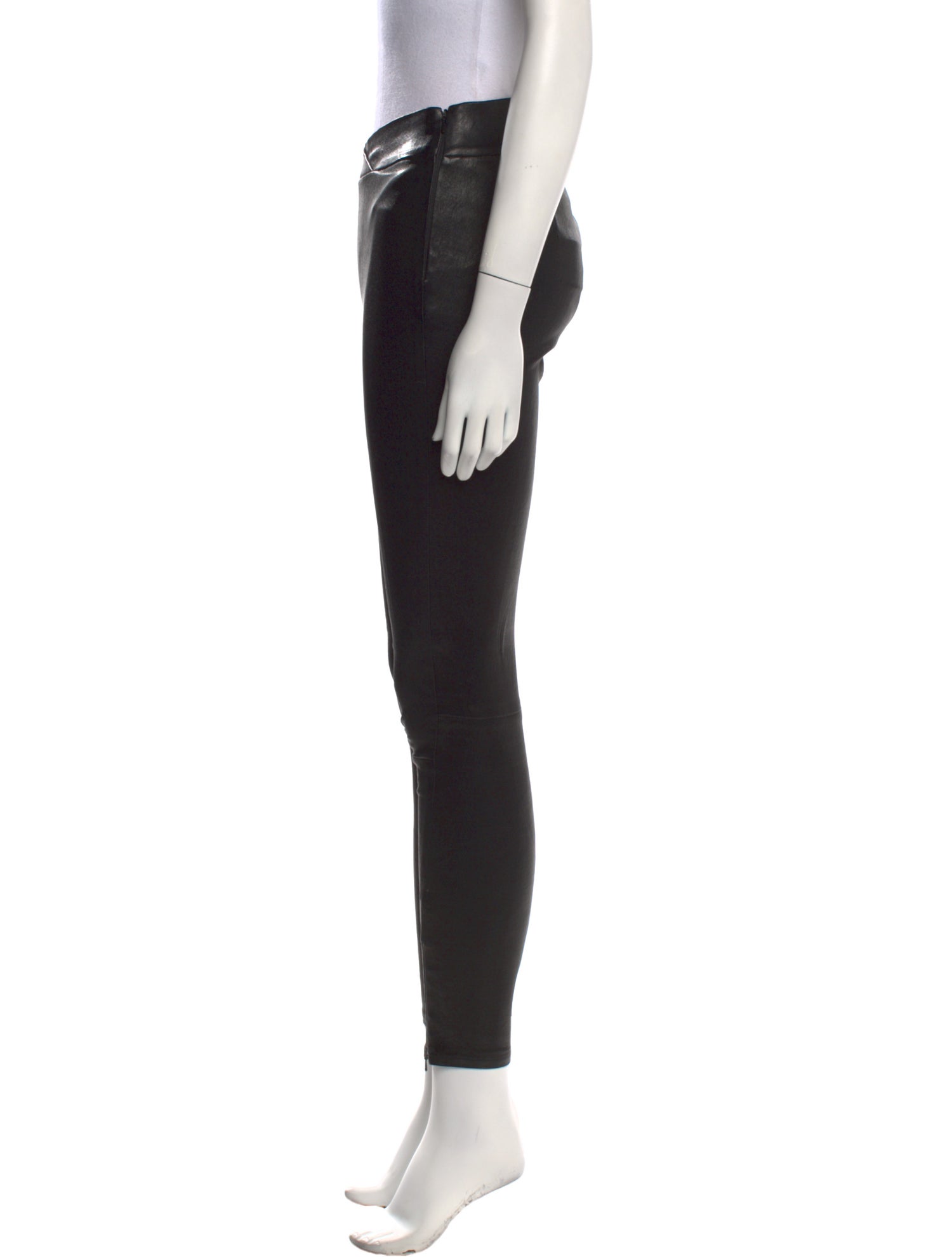 FRAME Lamb Leather Skinny Leg Pants