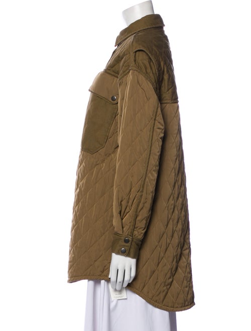 FRAME Colorblock Pattern Coat