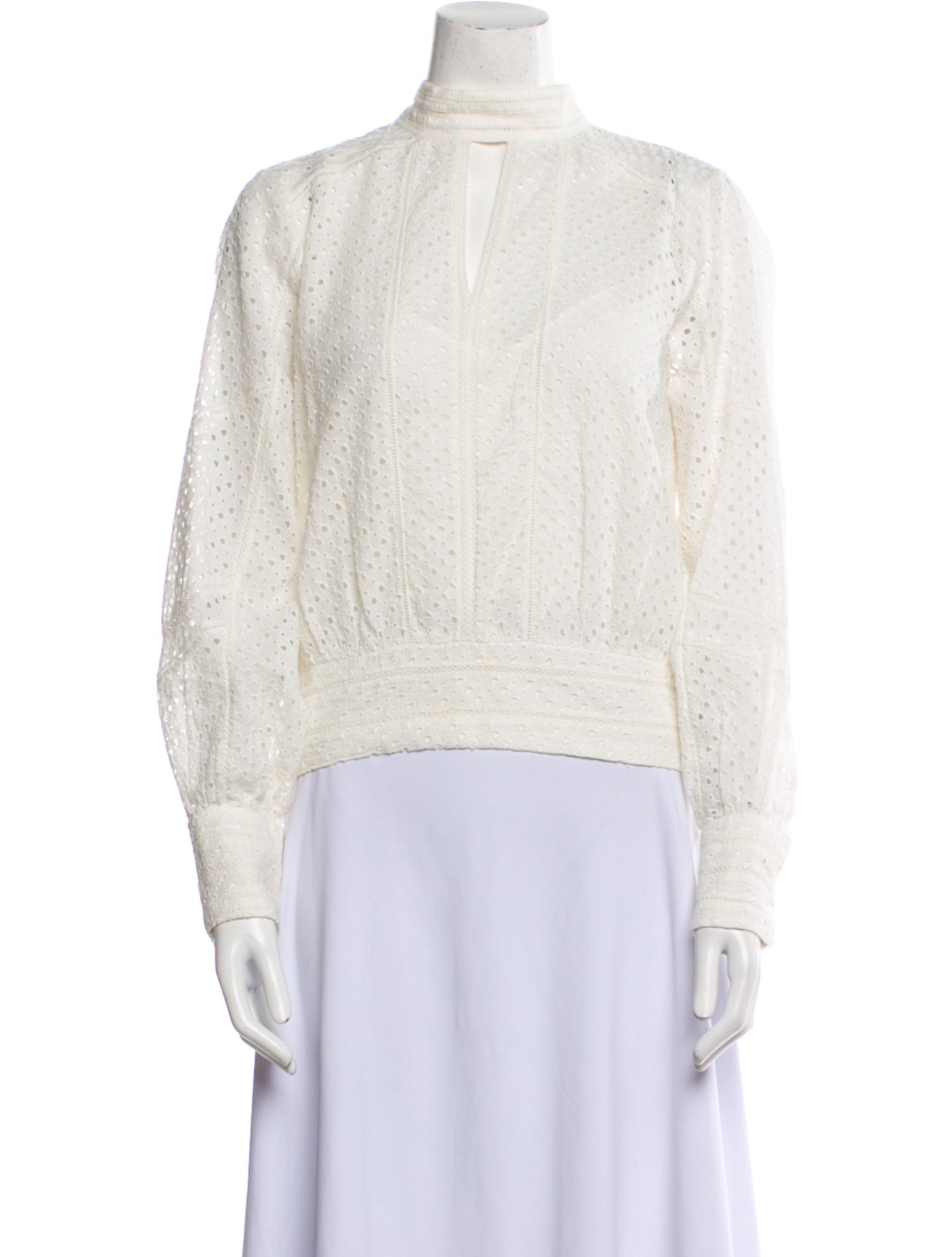 FRAME Mock Neck Long Sleeve Sweatshirt