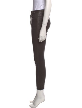 FRAME Lamb Leather Skinny Leg Pants