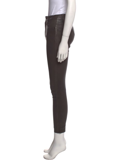 FRAME Lamb Leather Skinny Leg Pants