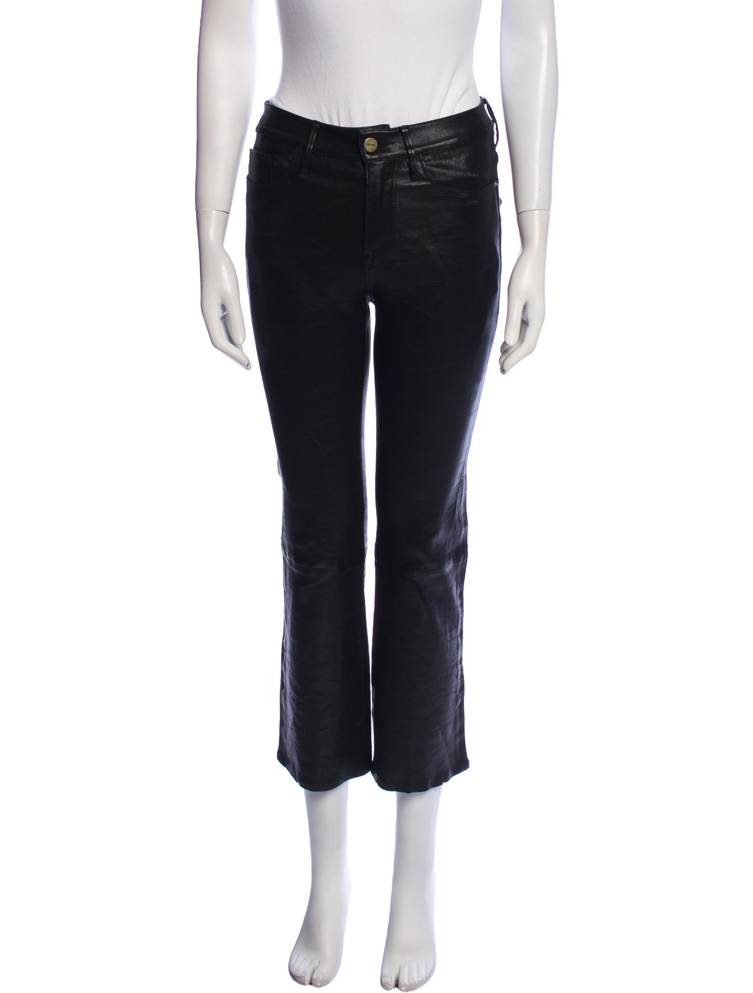 FRAME Lamb Leather Pants