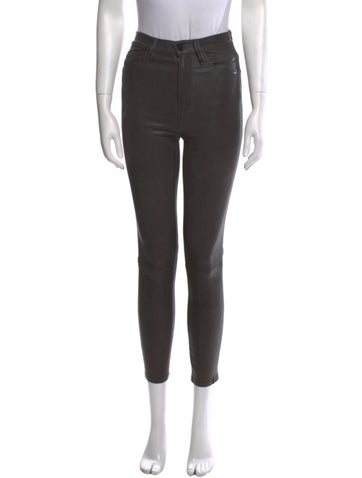 Frame Pants Leather Skinny Leg XS