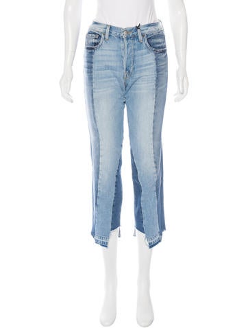 Frame Denim Le Mix Distressed Jeans