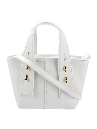 FRAME Leather Top Handle Bag