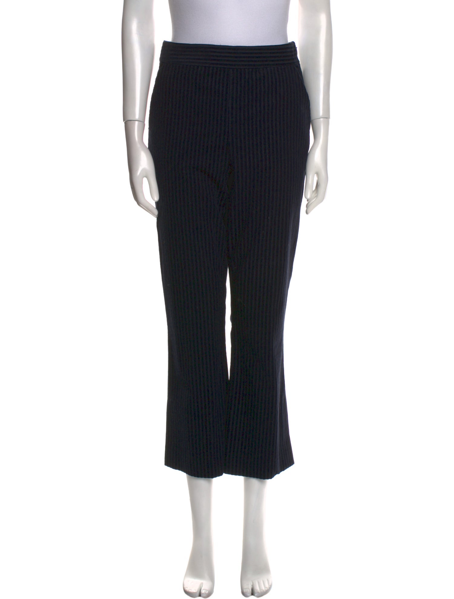 FRAME Striped Straight Leg Pants