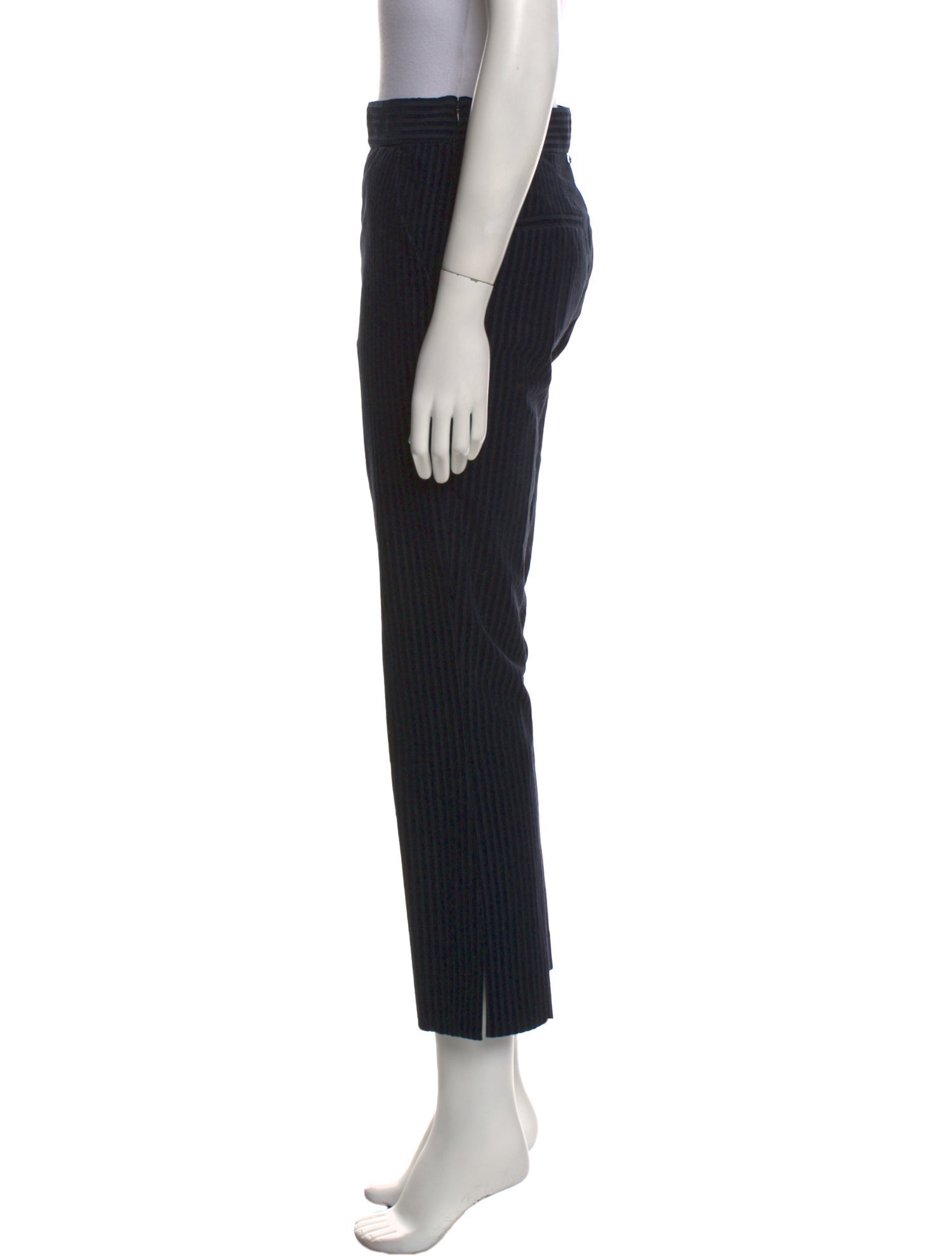 FRAME Striped Straight Leg Pants