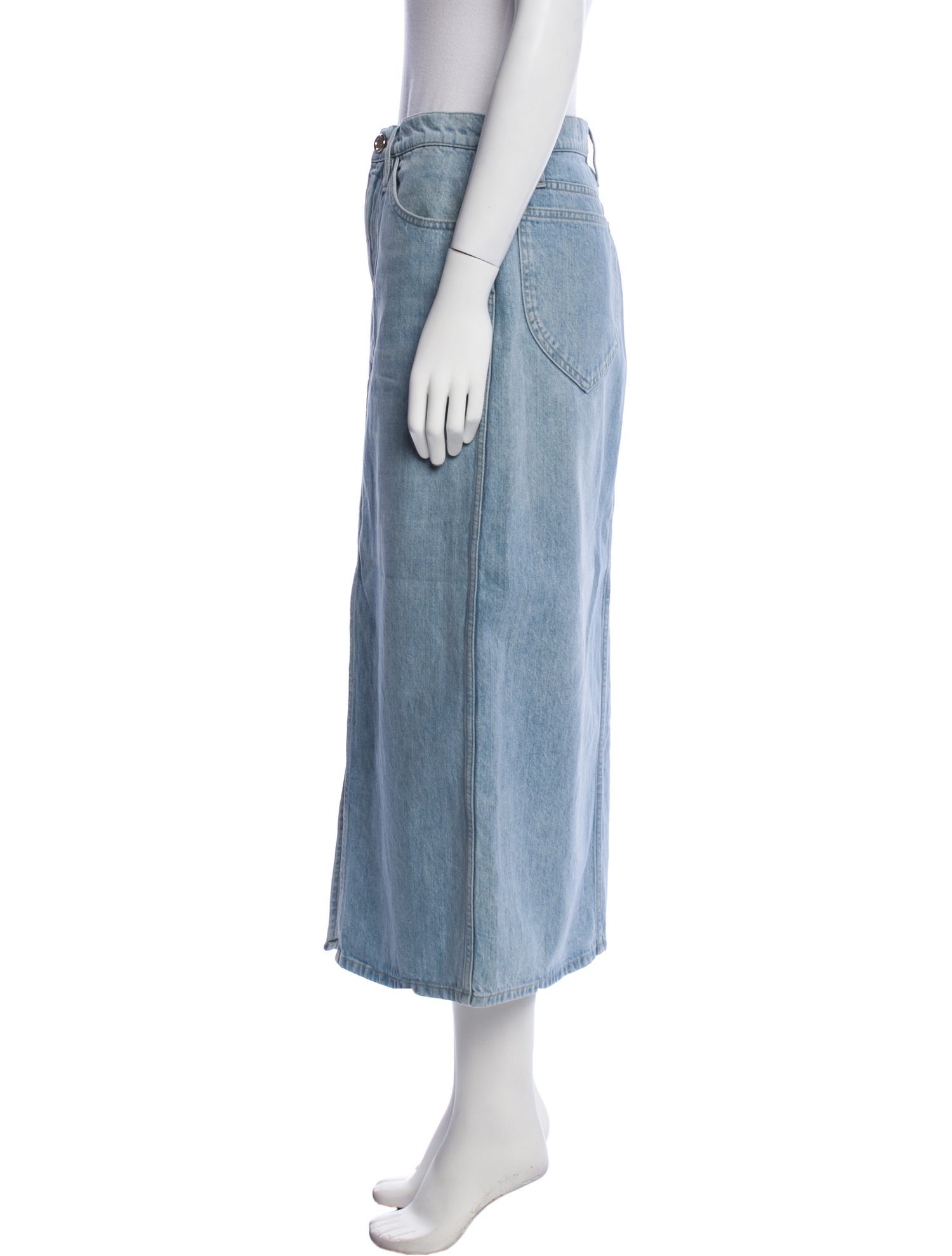 FRAME Cutout Accent Midi Length Skirt