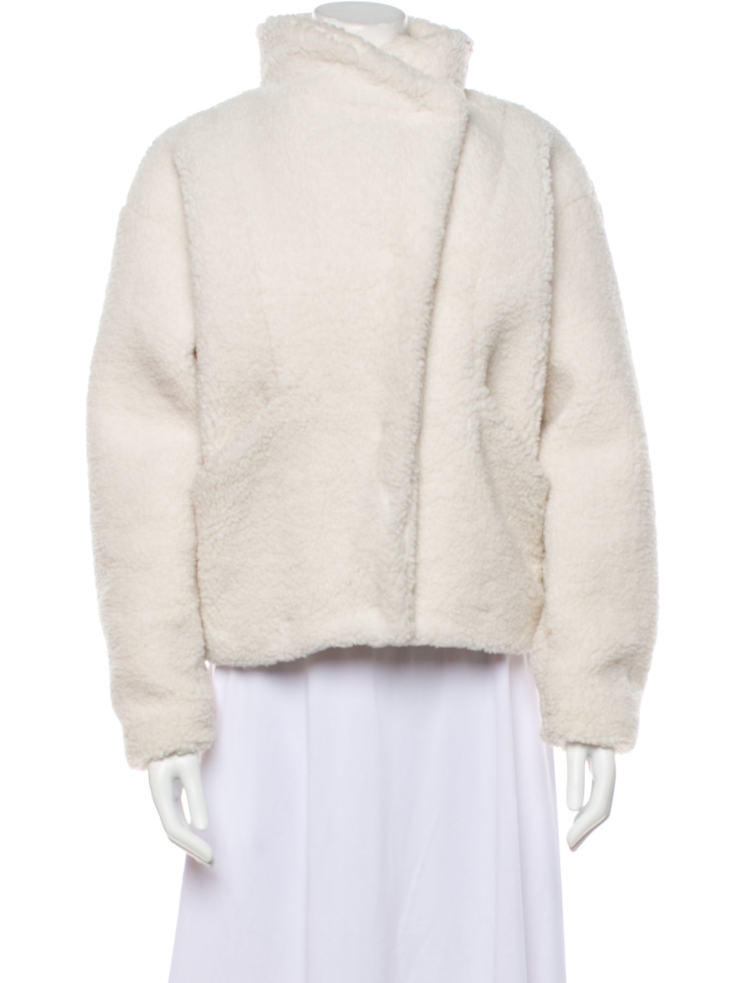 FRAME Faux Fur Jacket