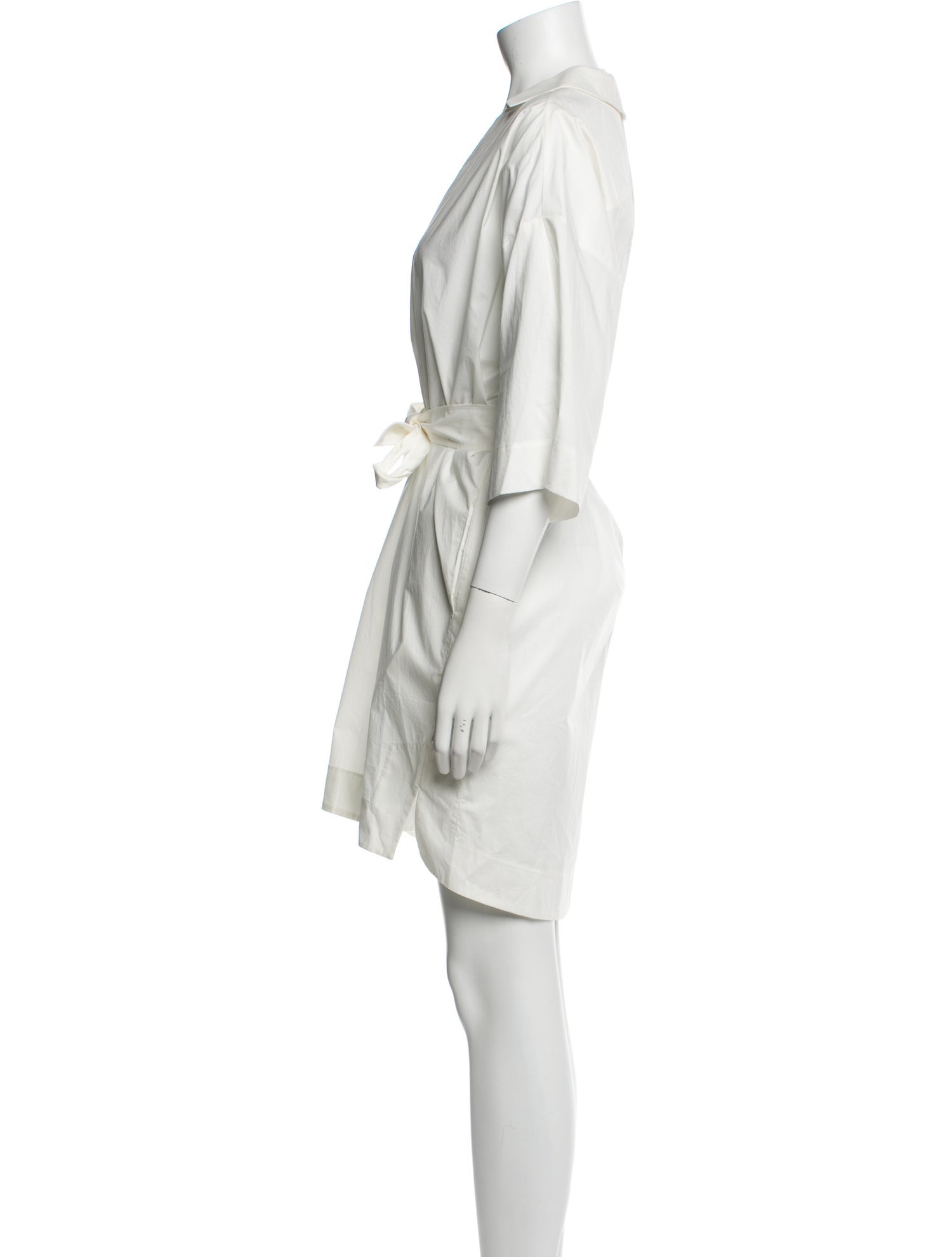 FRAME V-Neck Knee-Length Dress