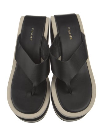 FRAME Leather Slides