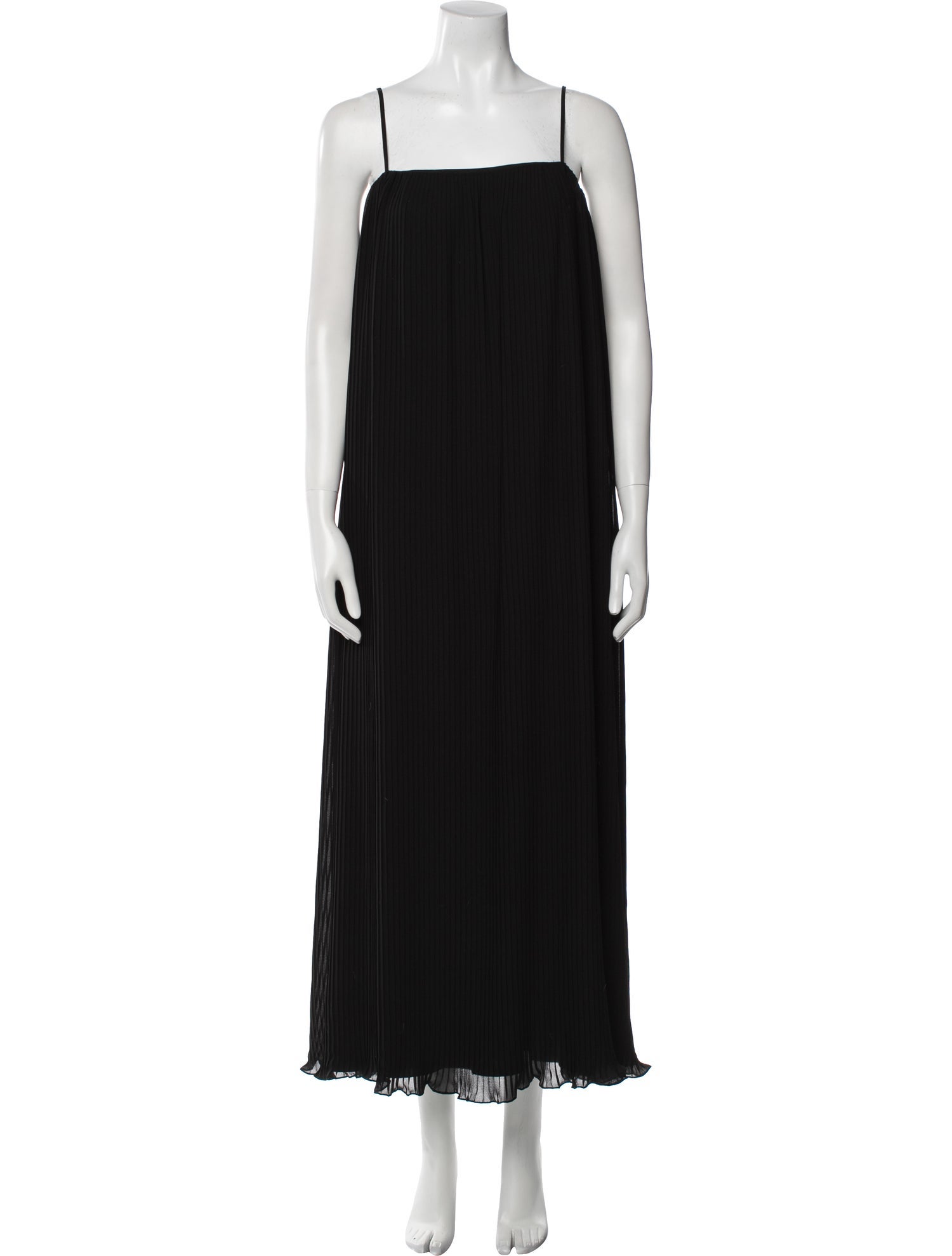 FRAME Square Neckline Long Dress