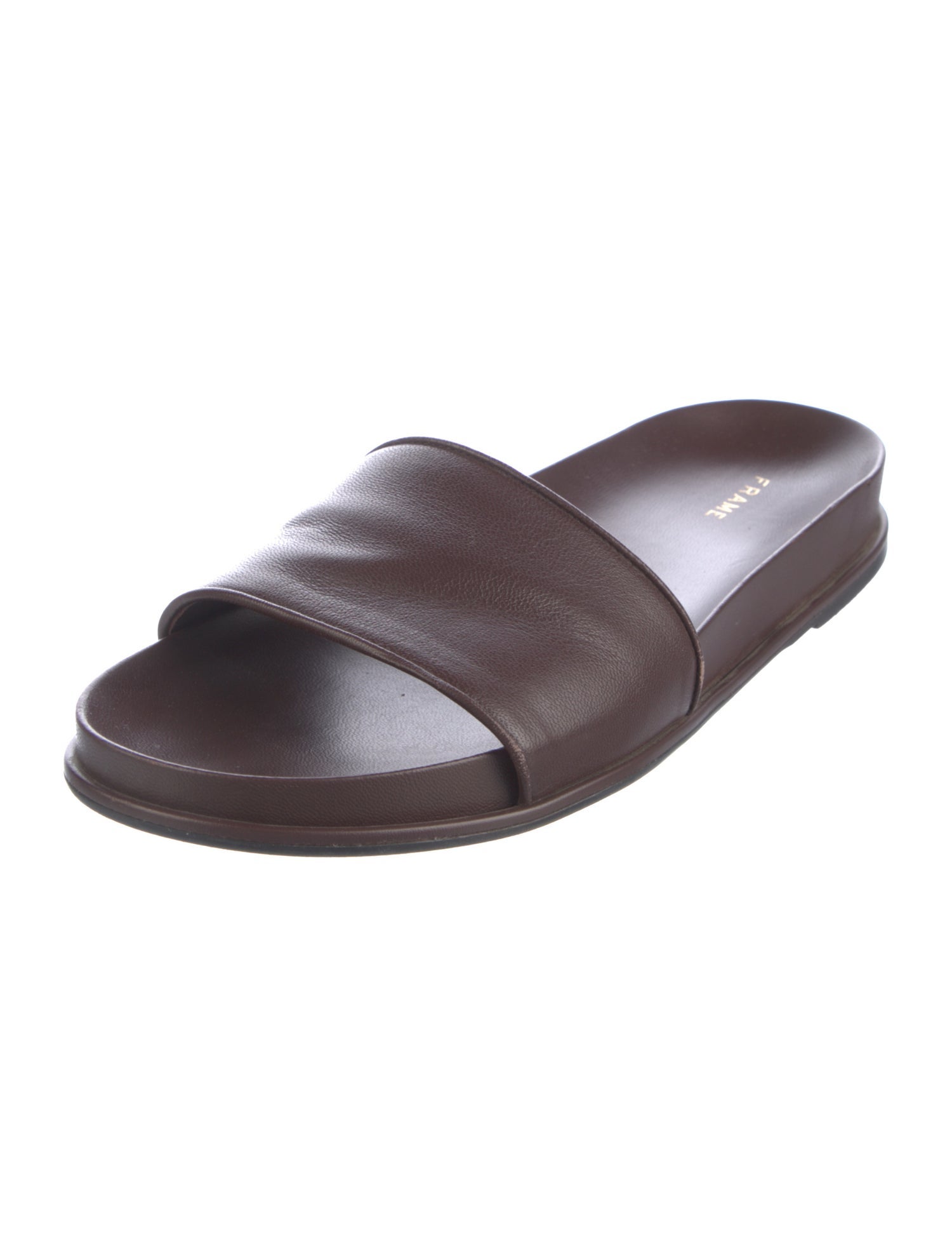 FRAME Leather Slides