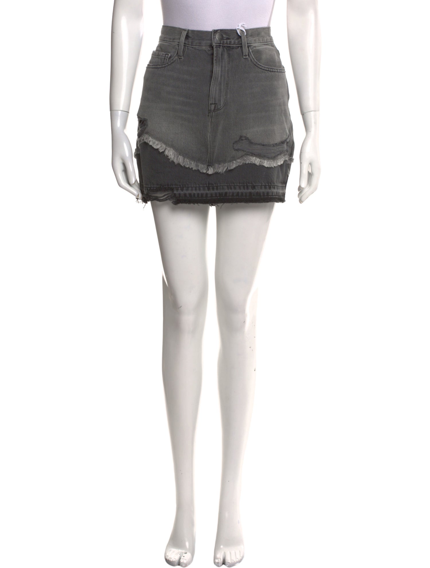 FRAME Distressed Accents Mini Skirt w/ Tags