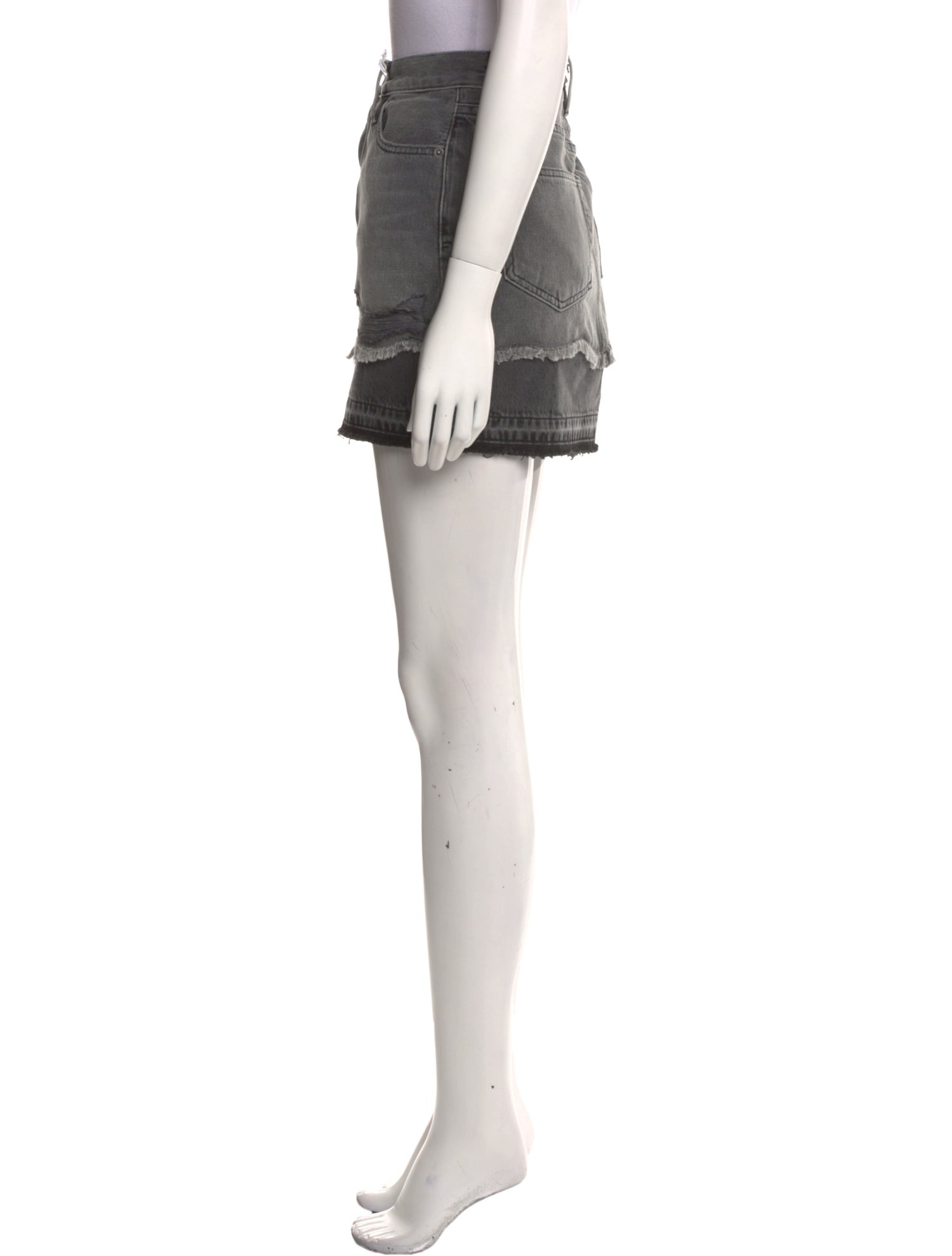 FRAME Distressed Accents Mini Skirt w/ Tags