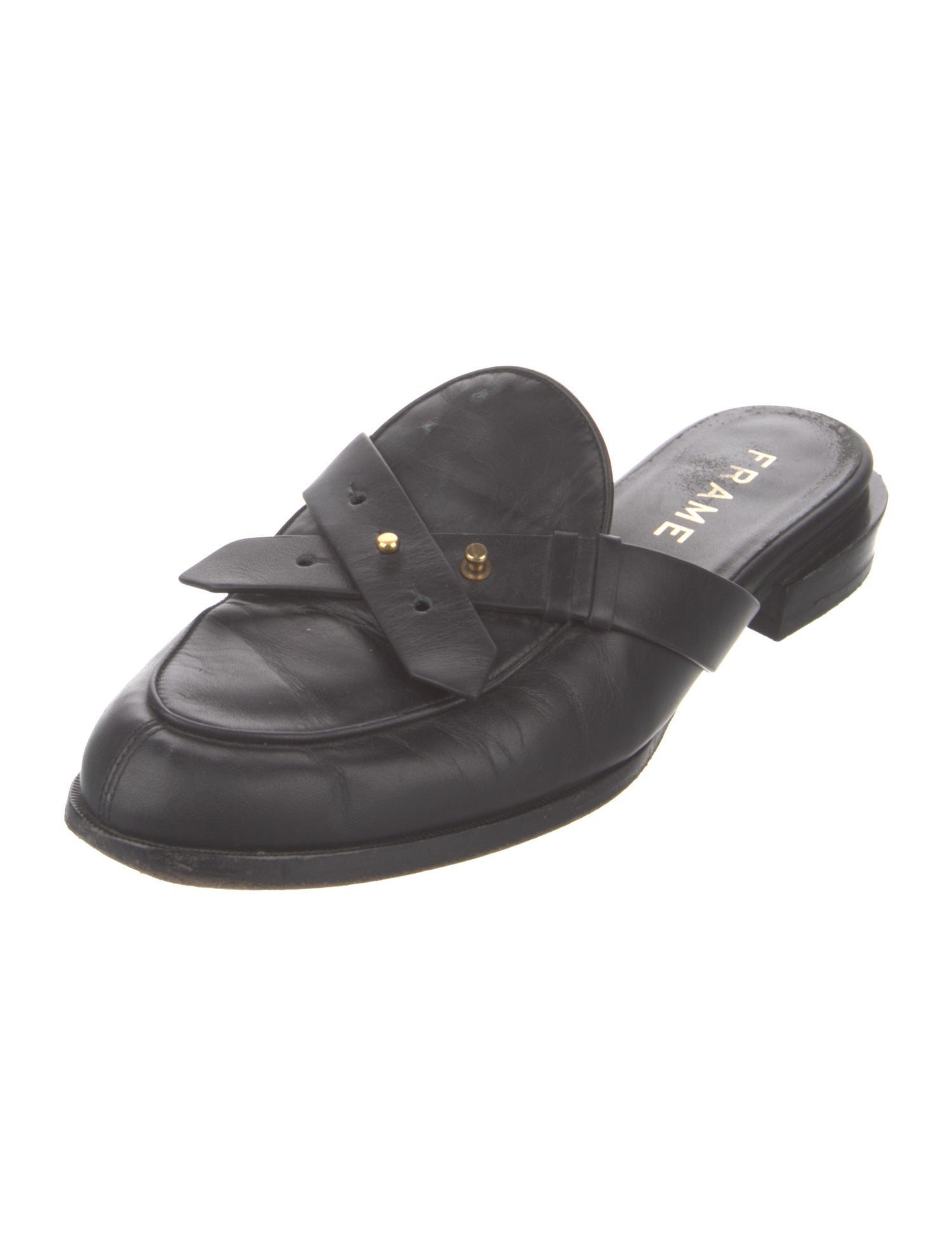 FRAME Leather Mules