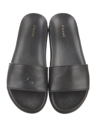 FRAME Leather Slides