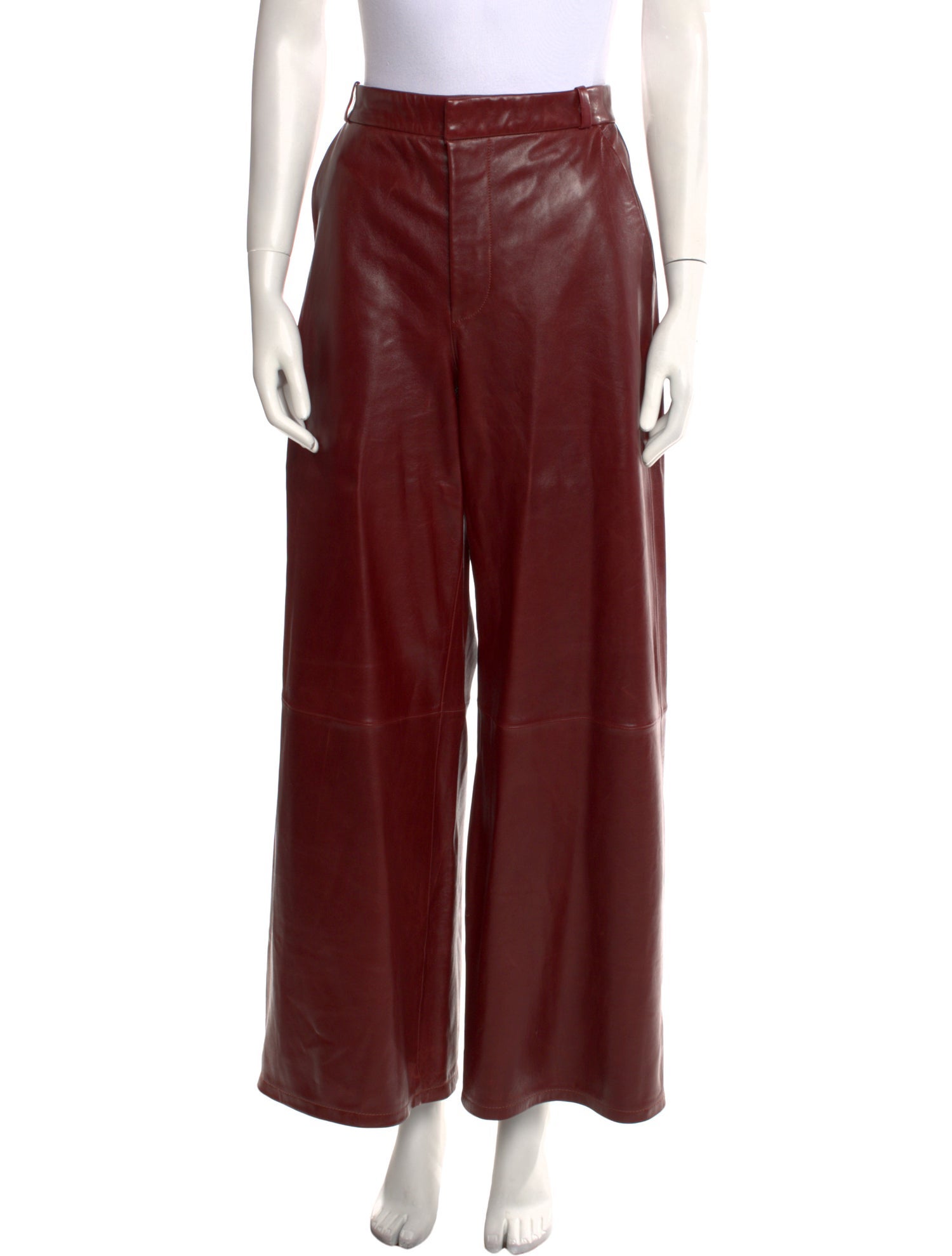 パンツ Philosophy Di Lorenzo Serafini Straight Wide-Leg Cotton Philosophy di Lorenzo Serafini Wide Leg Pants - Black, 10.5