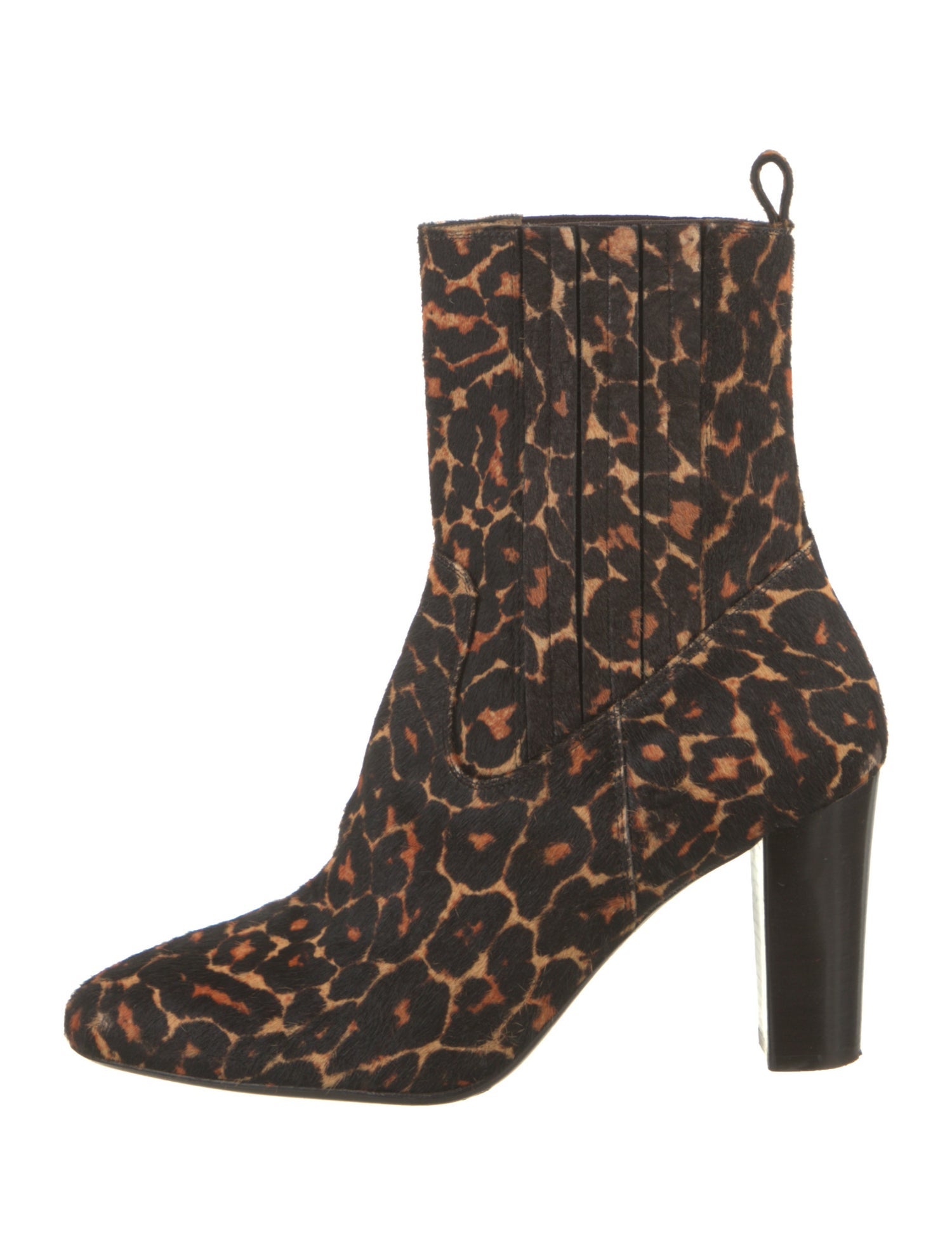 FRAME Ponyhair Animal Print Boots