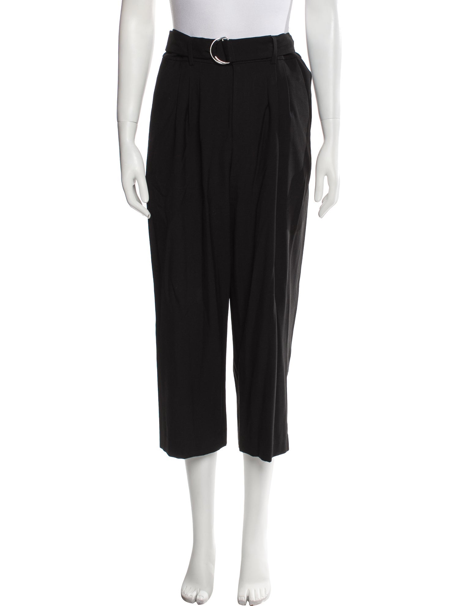 FRAME Wool Wide Leg Pants