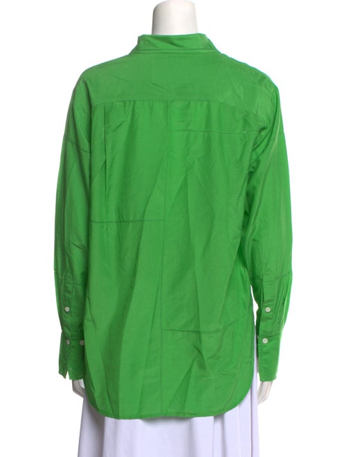 FRAME Long Sleeve Button-Up Top