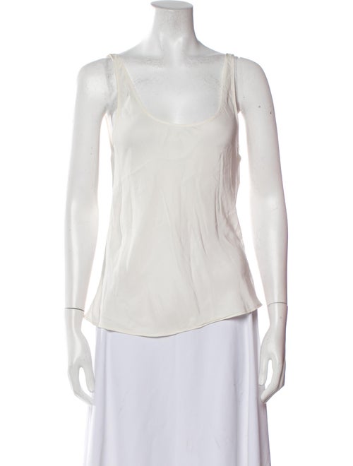 FRAME Scoop Neck Sleeveless Top