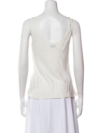 FRAME Scoop Neck Sleeveless Top