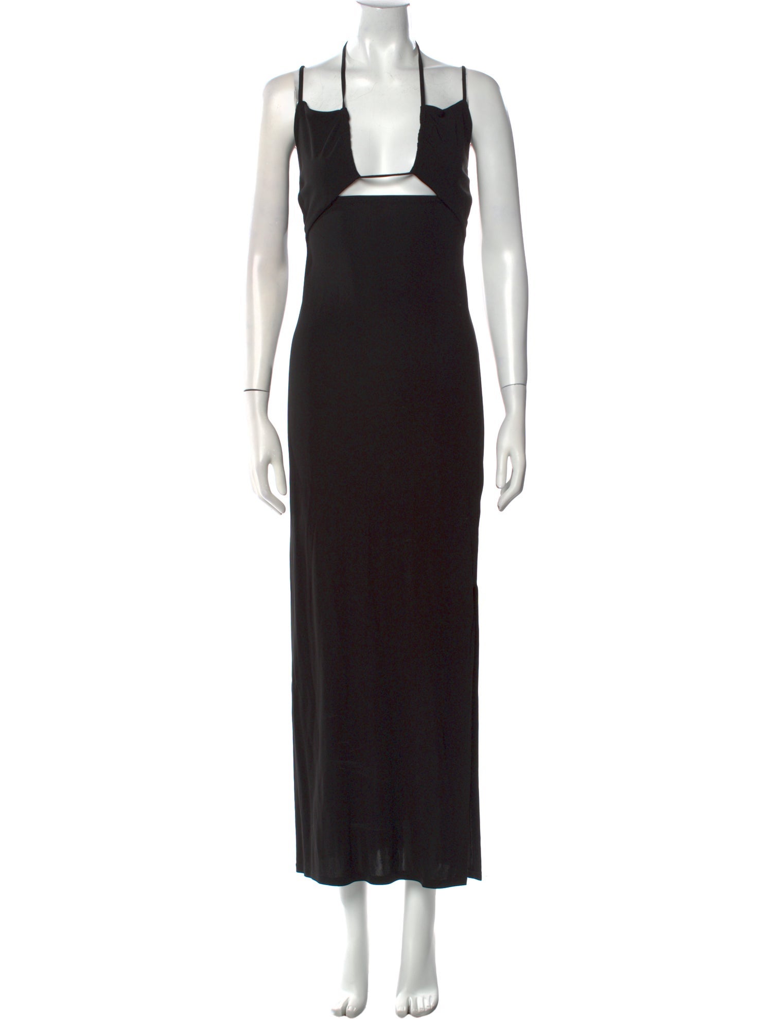 FRAME Square Neckline Long Dress