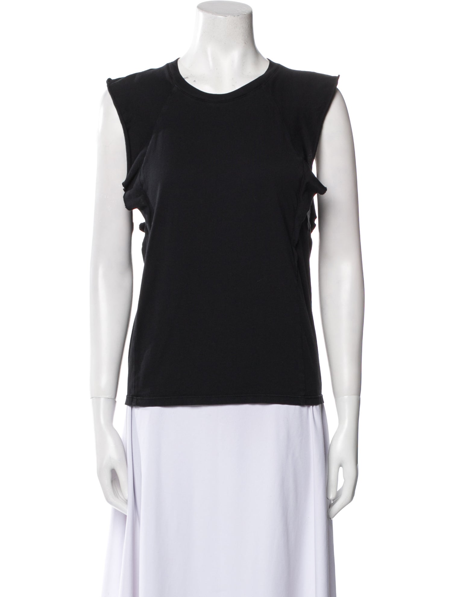 FRAME Crew Neck Sleeveless Top