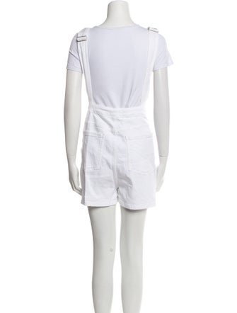 FRAME Square Neckline Romper