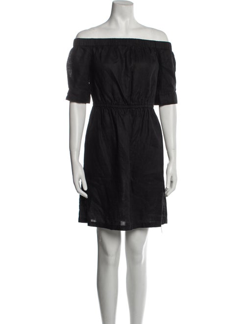 FRAME Off-The-Shoulder Mini Dress