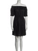 FRAME Off-The-Shoulder Mini Dress
