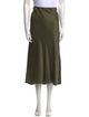 FRAME Silk Midi Length Skirt