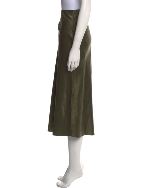 FRAME Silk Midi Length Skirt