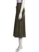 FRAME Silk Midi Length Skirt