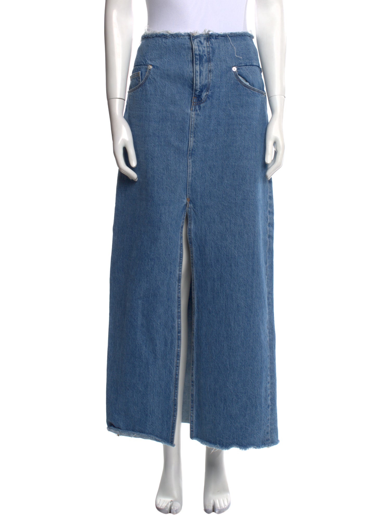 FRAME Midi Length Skirt