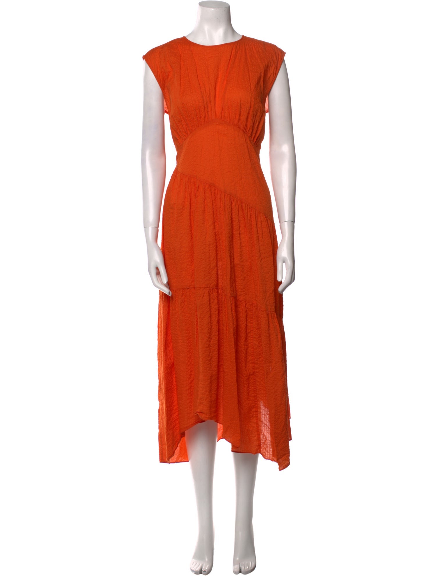 FRAME Crew Neck Long Dress