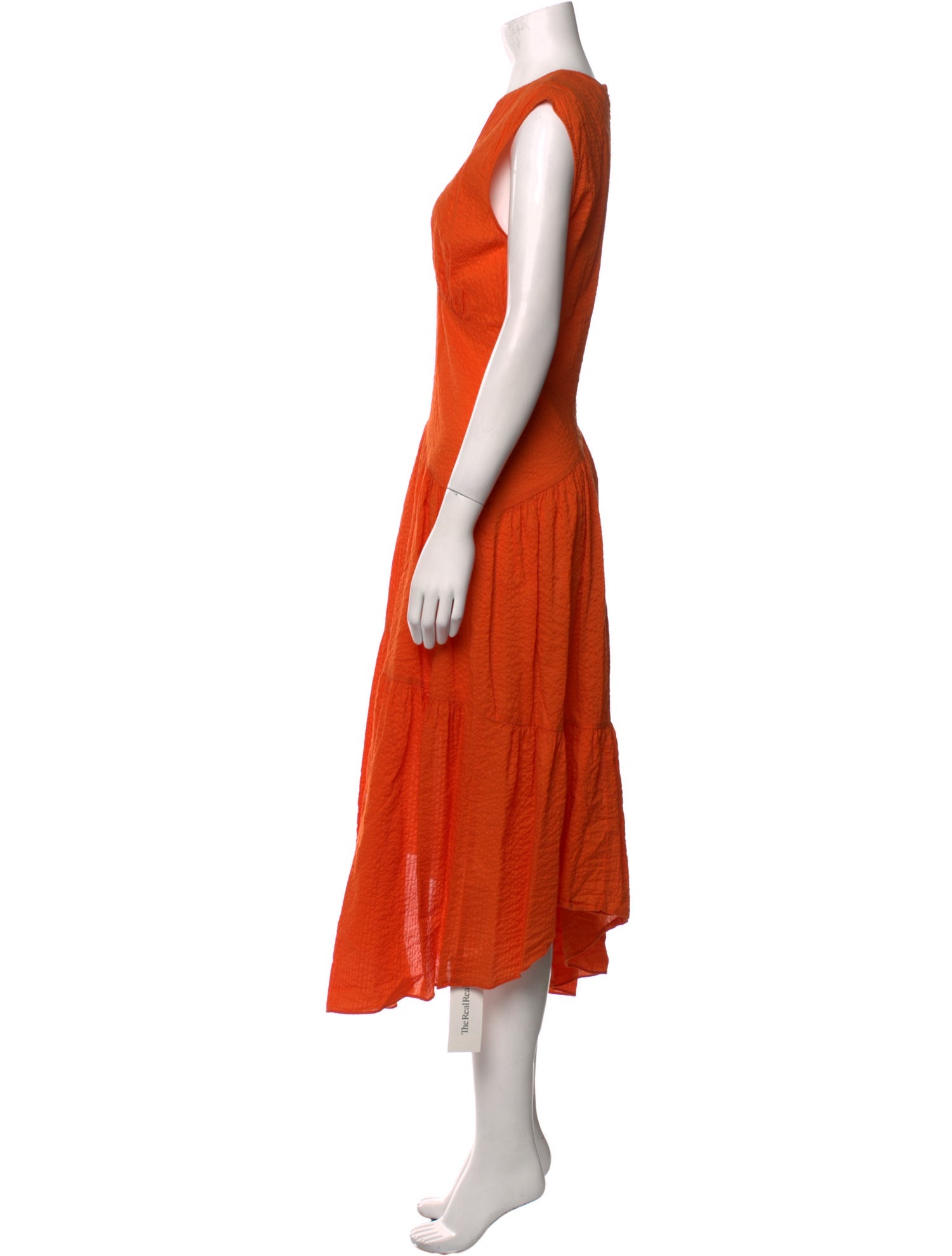 FRAME Crew Neck Long Dress