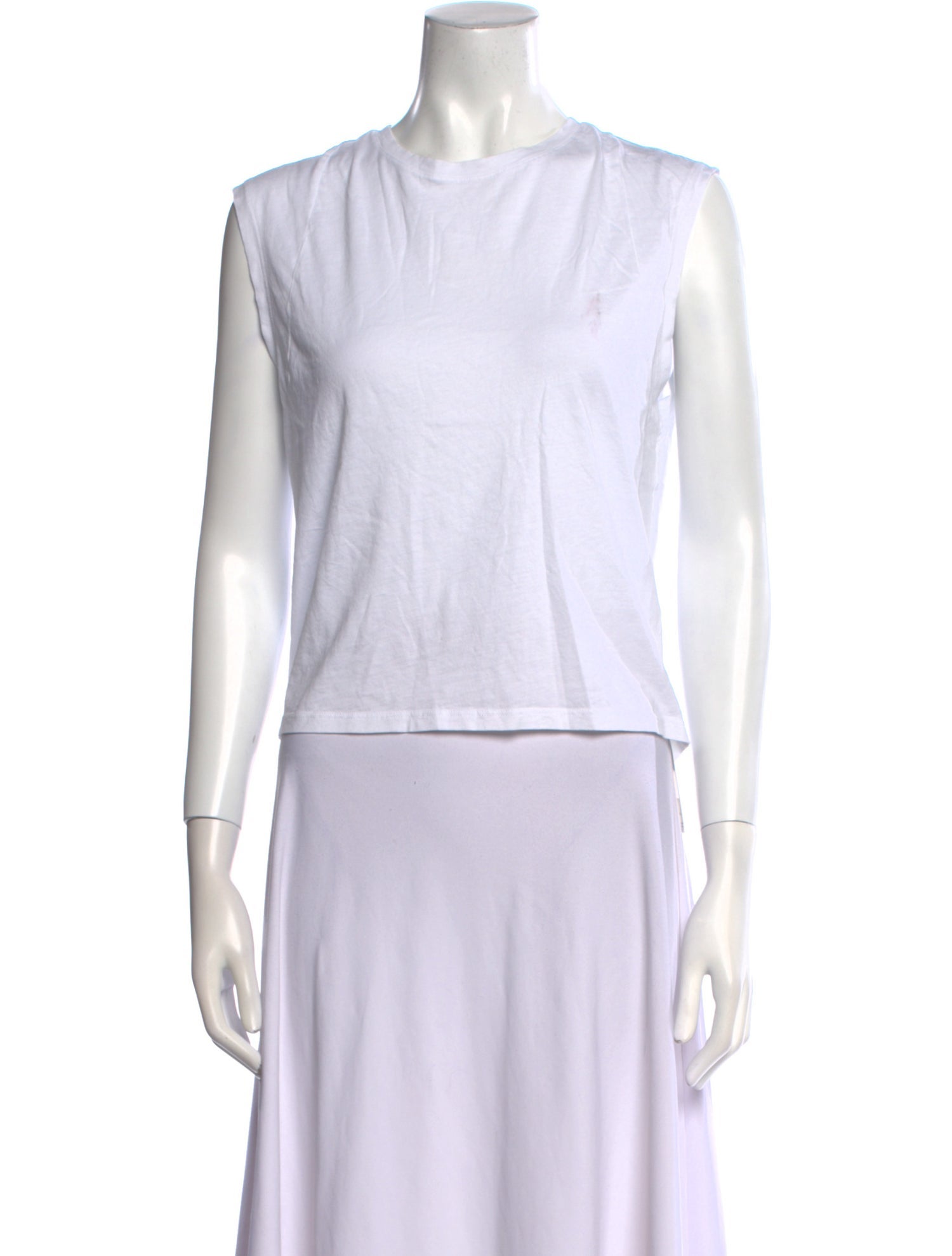 FRAME Crew Neck Sleeveless Top