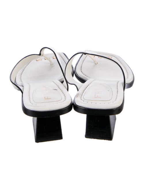 FRAME Leather Flip Flops