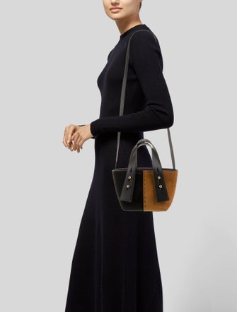 FRAME Suede Top Handle Bag