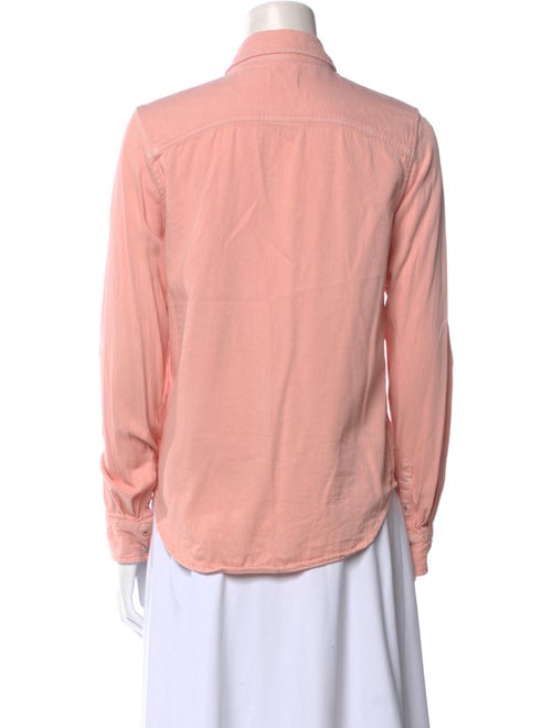 FRAME Long Sleeve Button-Up Top